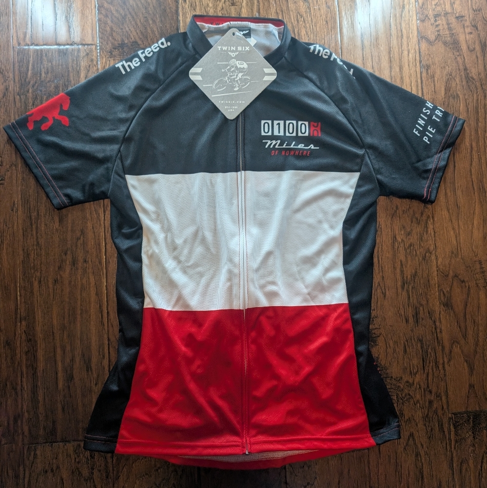 Twin Six Cycling Jersey Fat Cyclist Branded